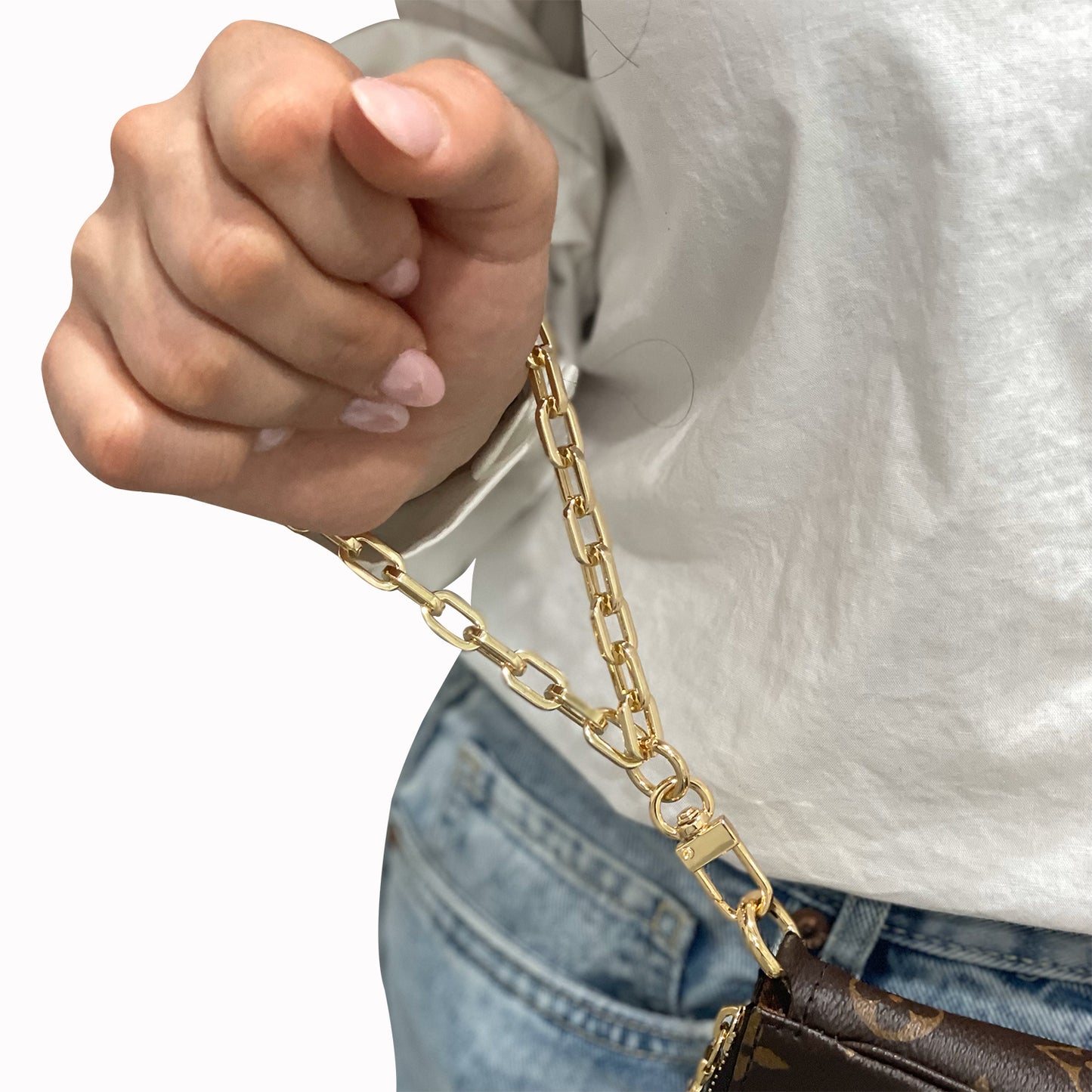 Chain Wristlet Gold (9mm) Candy Box