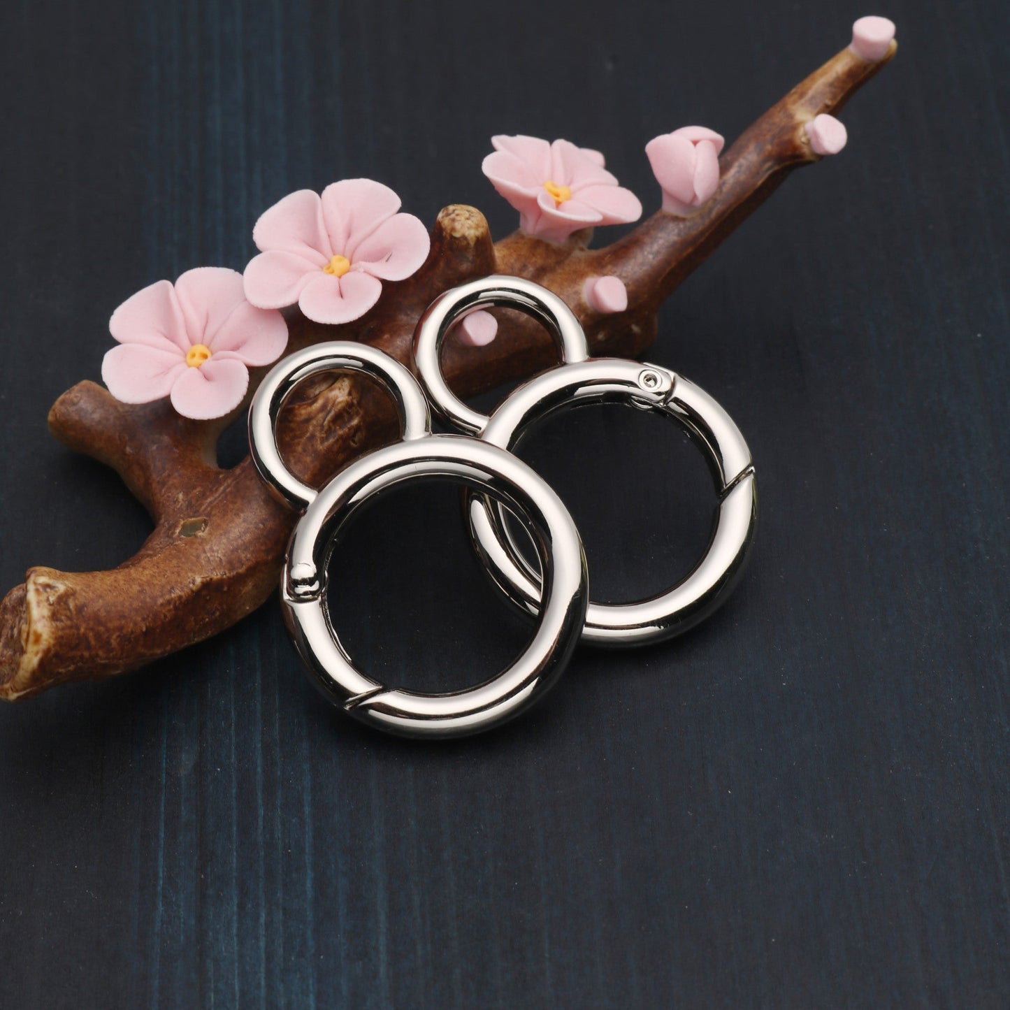 O Ring W Ext Spring Clasp Trigger Snap