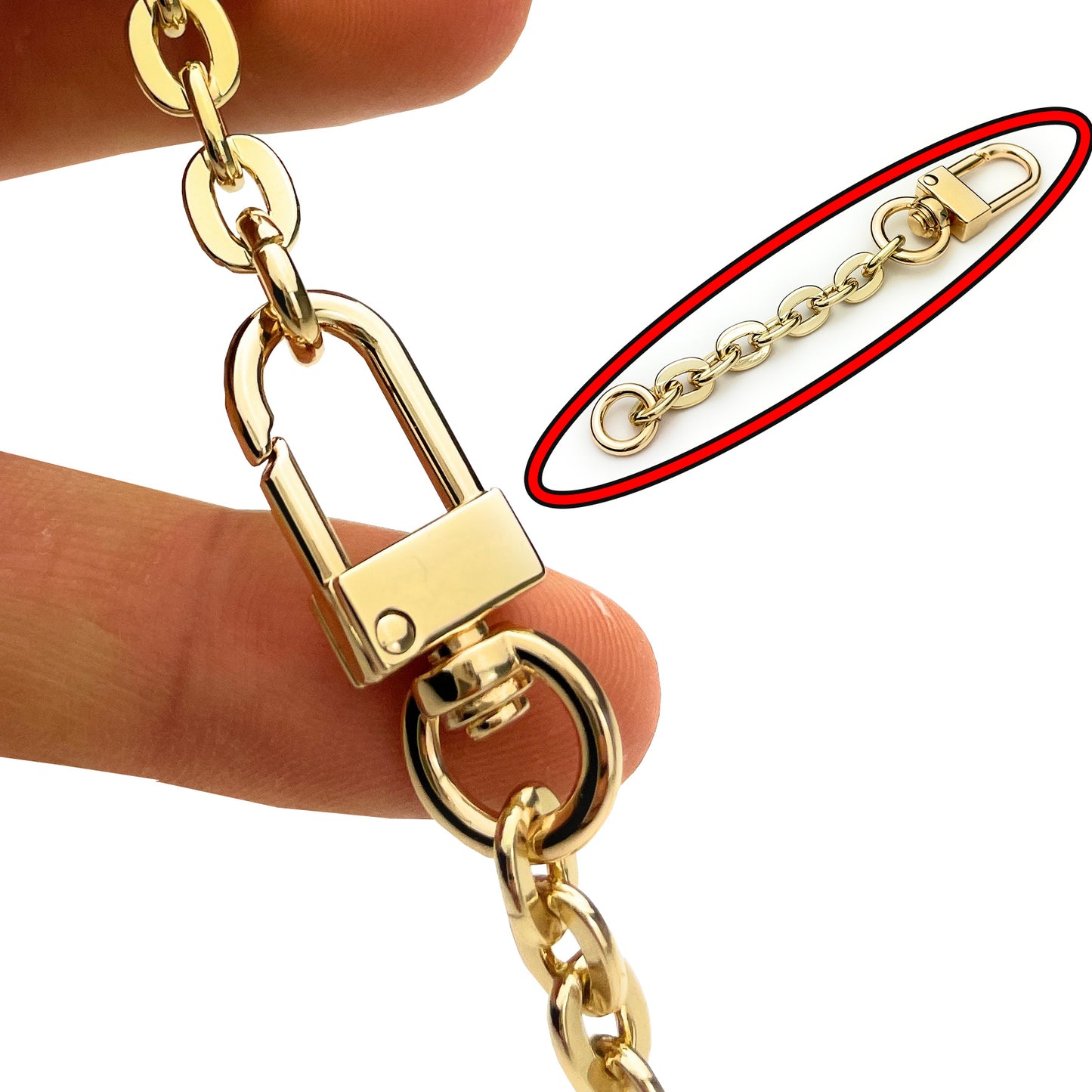 Bag Extender Oval (7mm) - Add Length