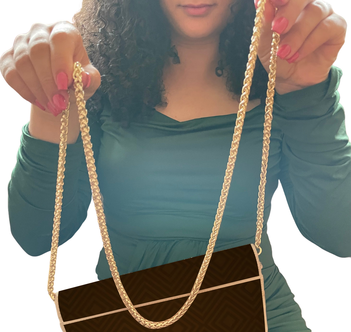 Braided Purse Chain 7mm Width