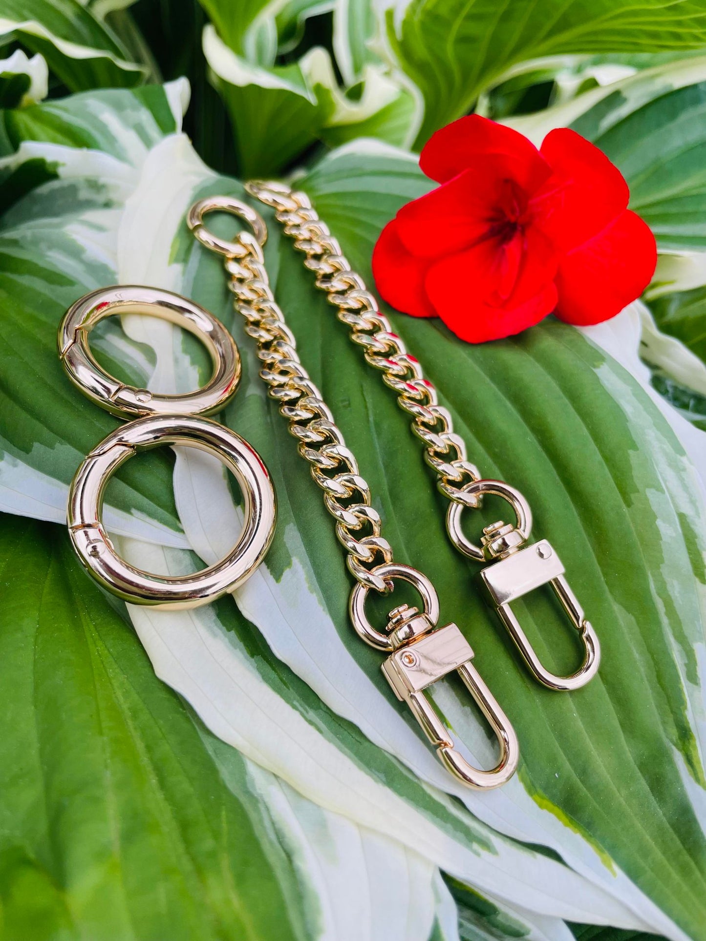 Chain Strap Extender Bag Chain Set Mini Curb