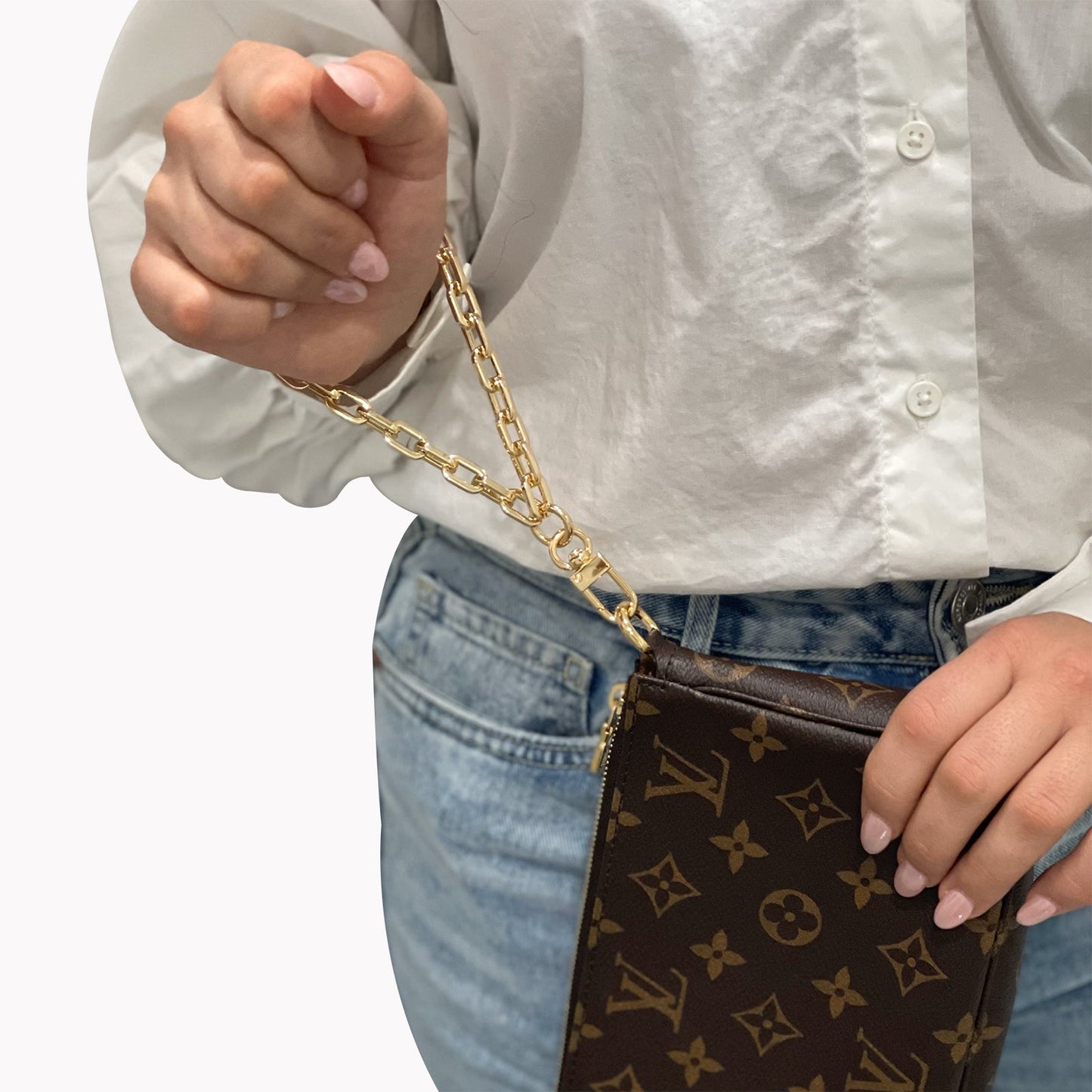 Chain Wristlet Gold (9mm) Candy Box