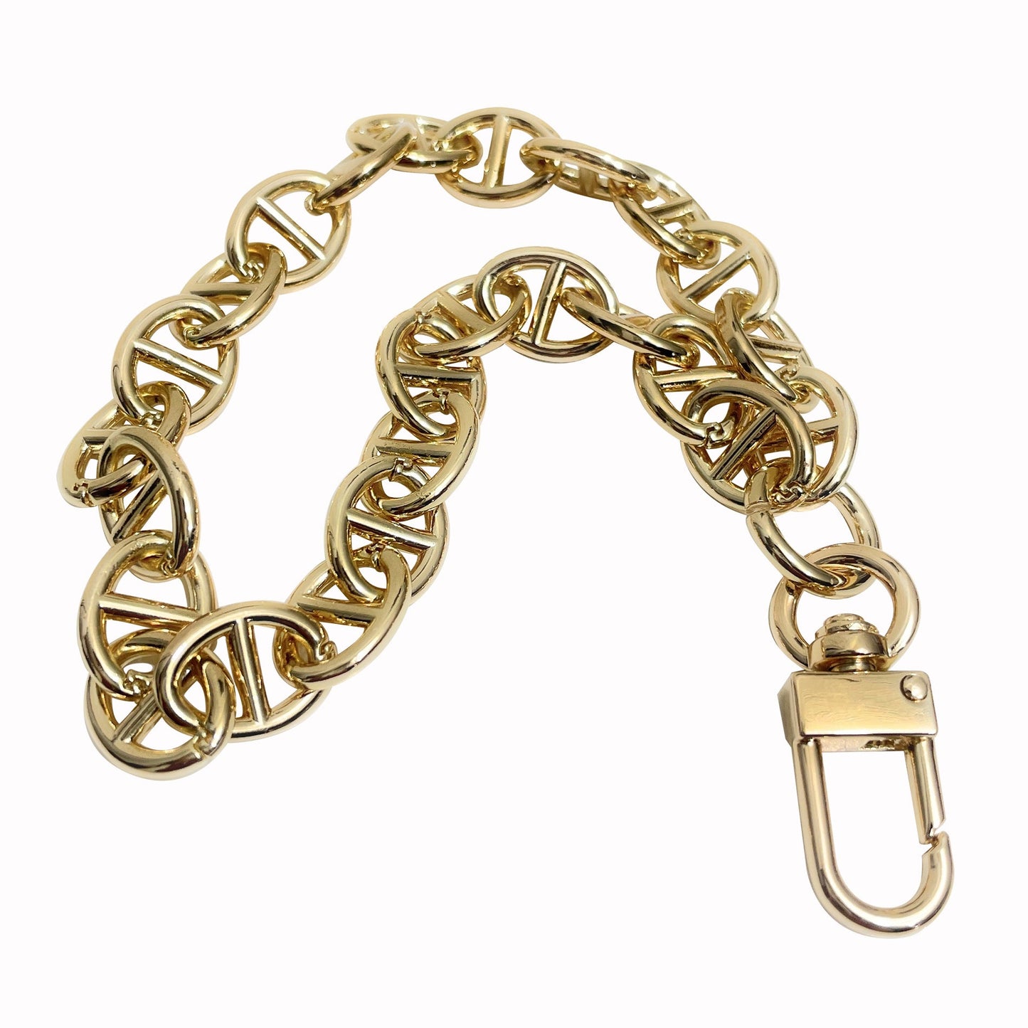 Chain Wristlet Gold 12mm Bliss