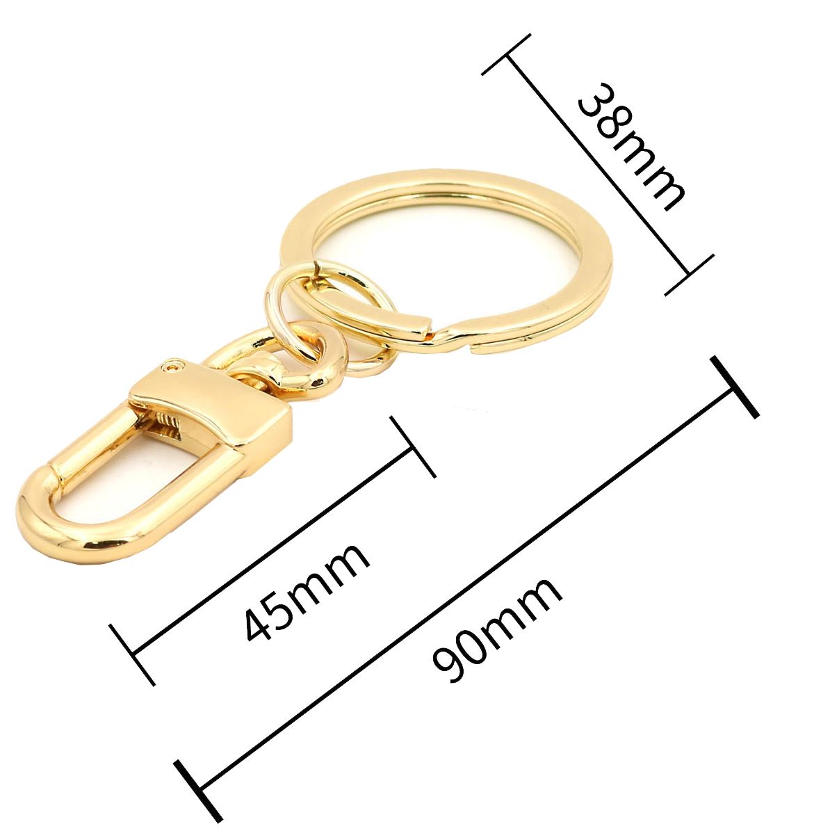Key Ring Charm W/ Tail Clasp