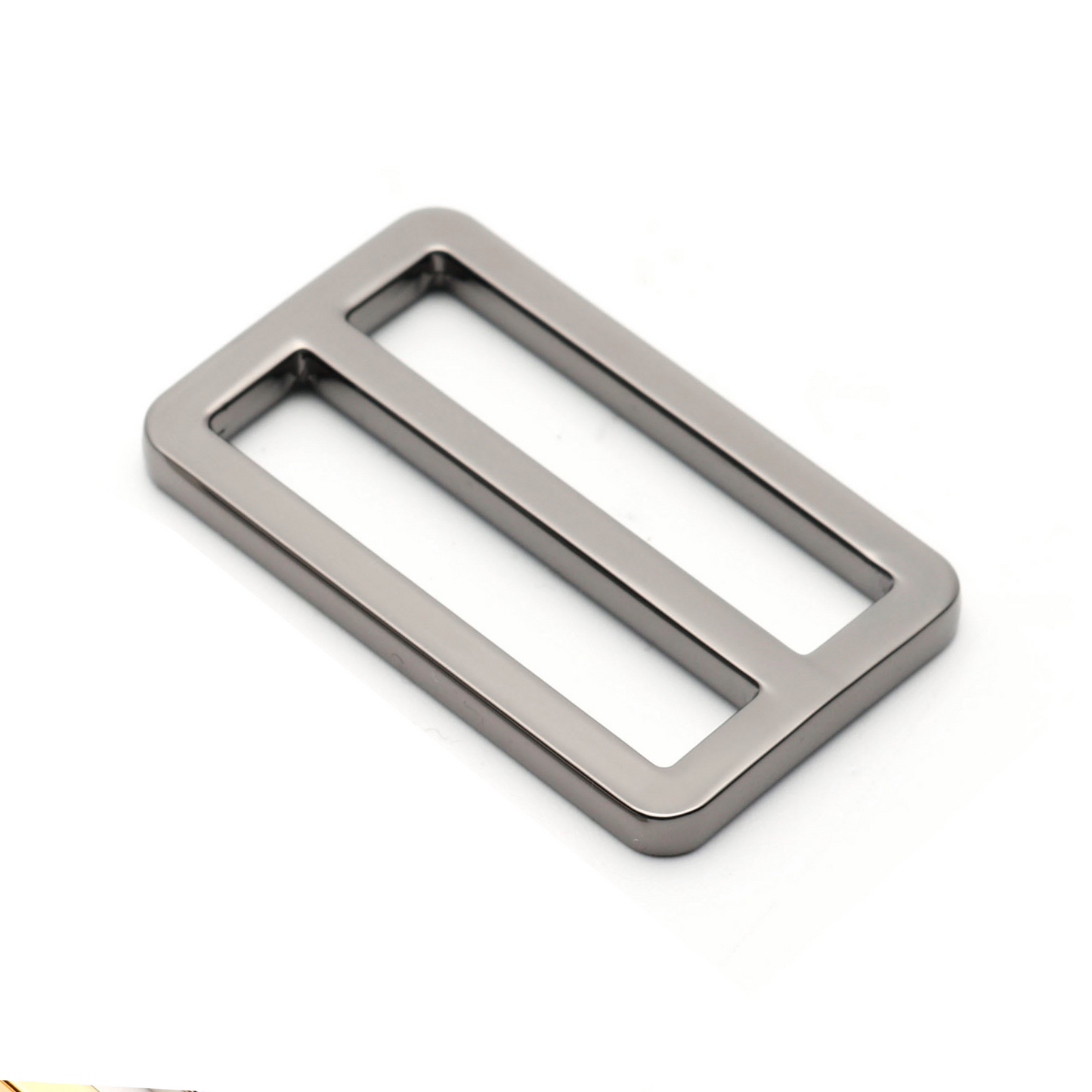 Slide Buckle Tri glide Strap Keeper Bag Belt Metal Adjuster - 6 Pieces