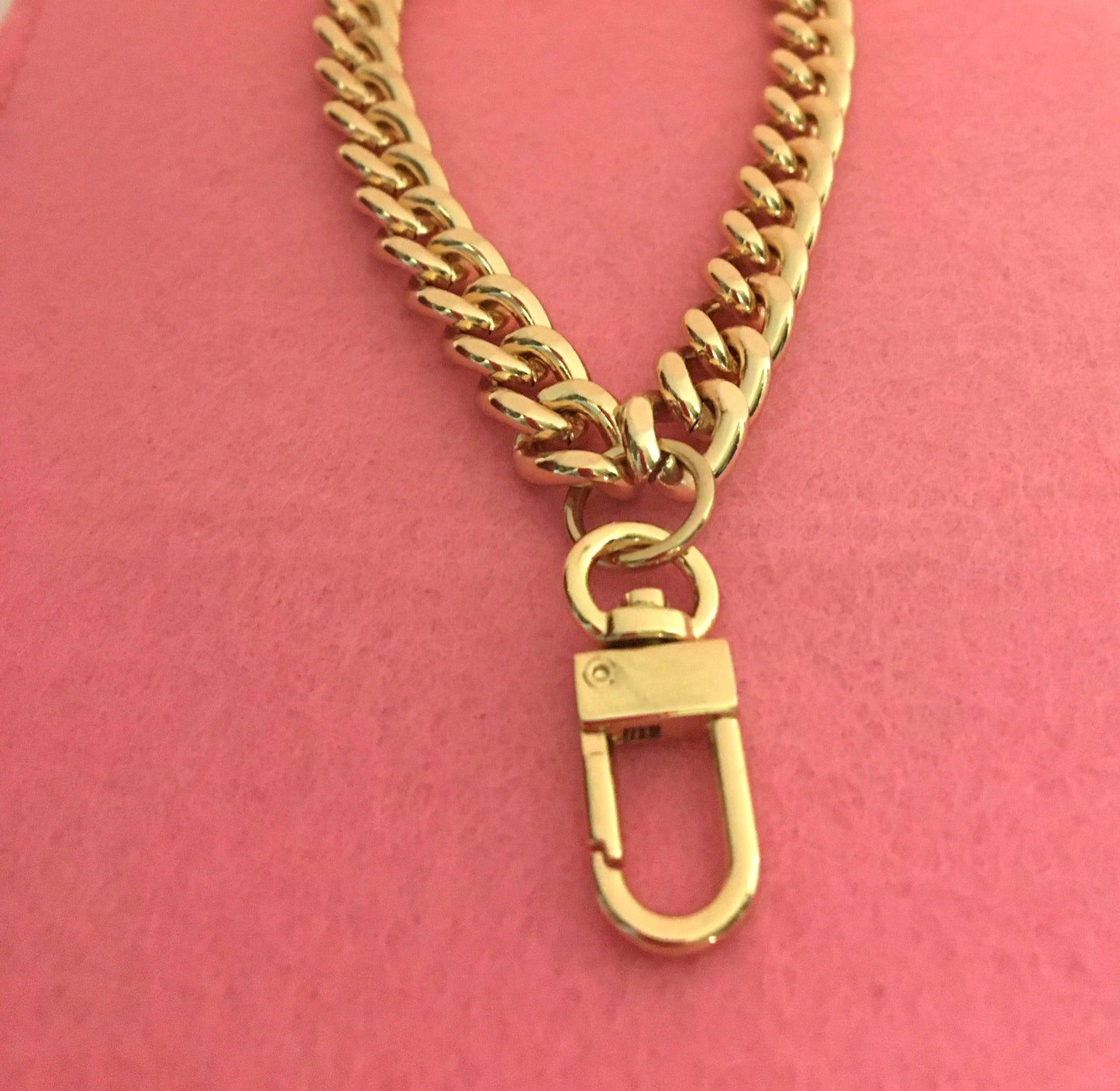 Chain Wristlet Gold (10mm) Curb Sturdy Thick
