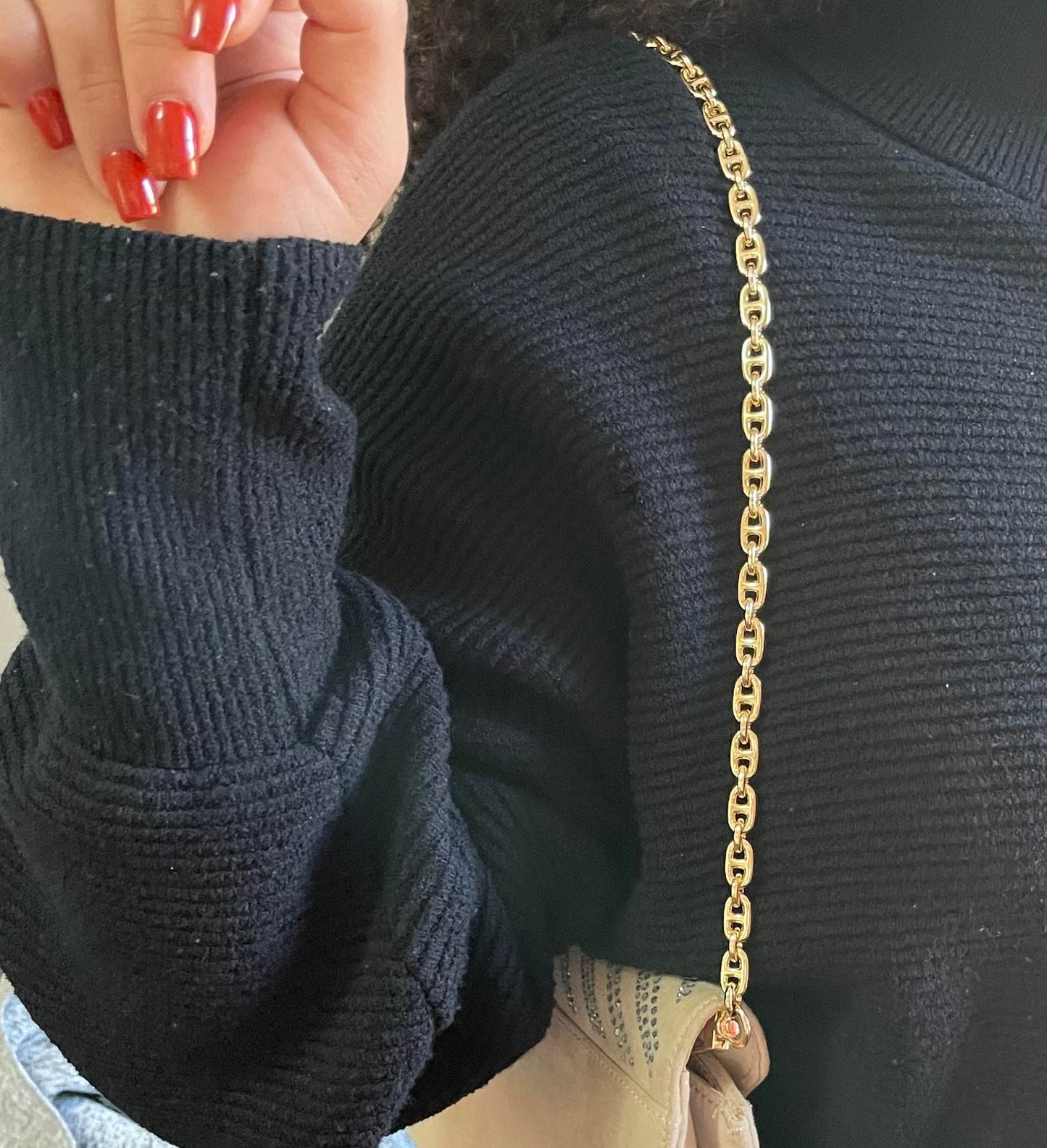 Lovely 8mm Purse Chain for Handbags - 8" to 48"