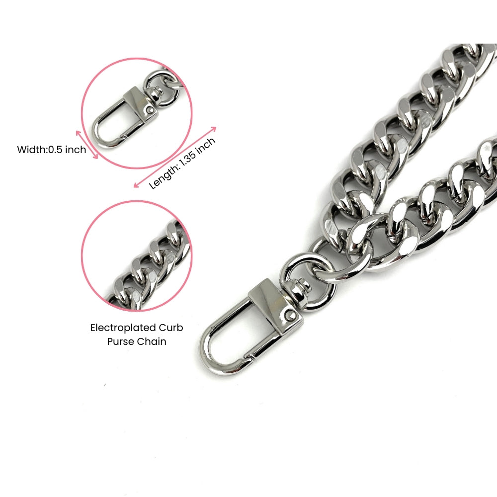 Chain Wristlet Gold (12mm) Light Curb