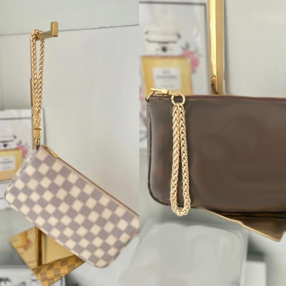 Chain Wristlet Gold (7mm) Braided Design