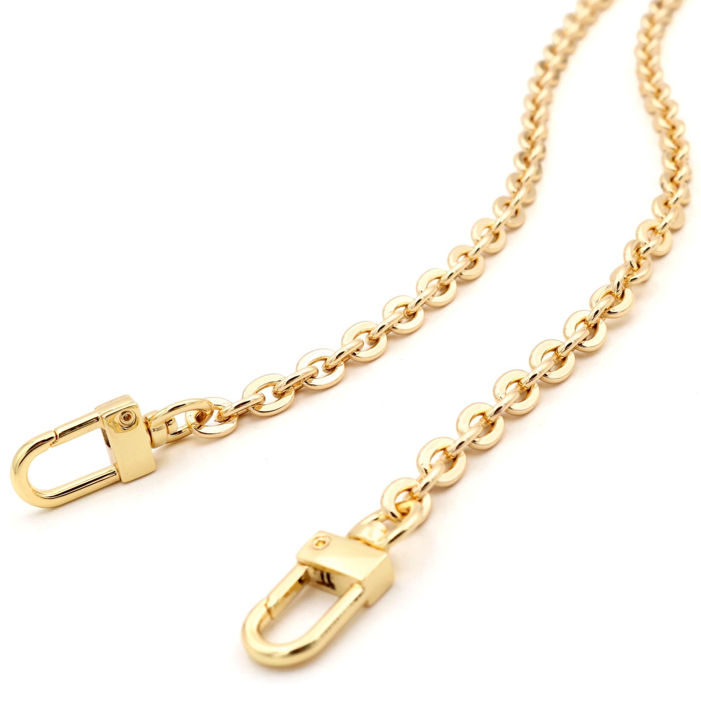 Oval Gold Luxury Purse Chain - 7mm