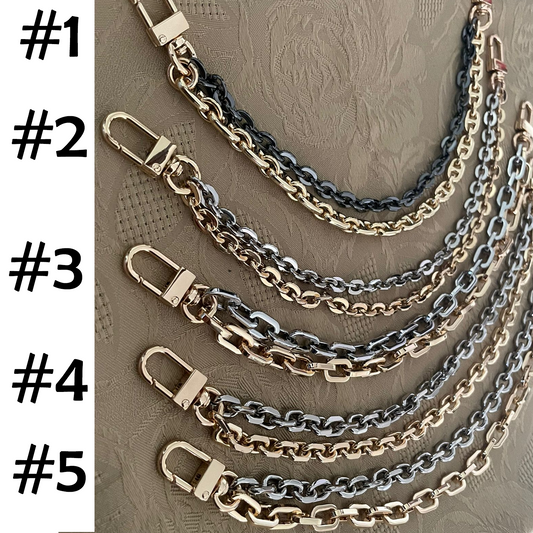 Double Bag Charm Chain 7mm - 12mm