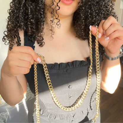 Light Curb Purse Chain - 12mm