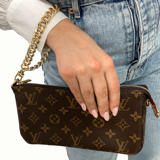 Chain Wristlet Gold (12mm) Light Curb