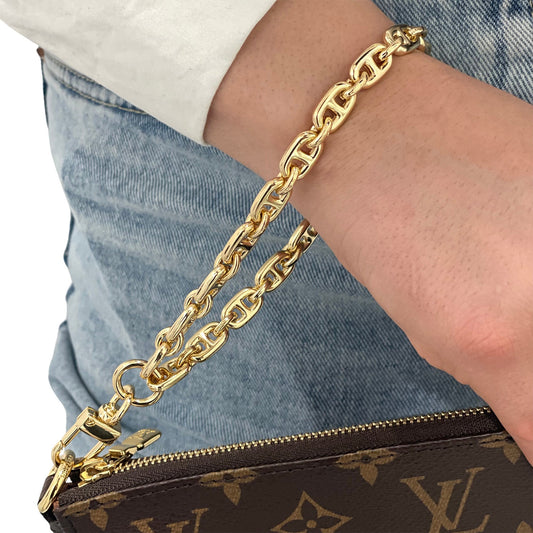 Chain Wristlet Gold (8mm) Lovely