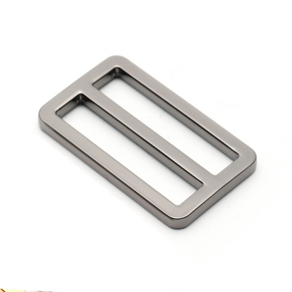 Slide Buckle Tri glide Strap Keeper Bag Belt Metal Adjuster - 6 Pieces