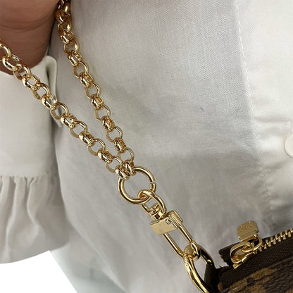 Chain Wristlet Gold (12mm) Light Curb